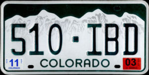 Colorado Plates