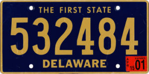 Delaware Plates