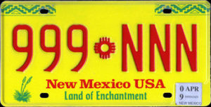 New Mexico Plates
